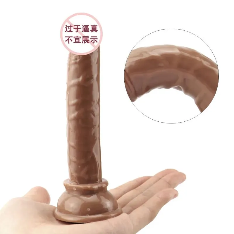 Ερωτικό μαλακό ζελέ Dildo πρωκτικό βύσμα γλουτών Ρεαλιστική ισχυρή βεντούζα πέους Παιχνίδι πουλί για ενήλικες σεξ με σημείο G για γυναίκες