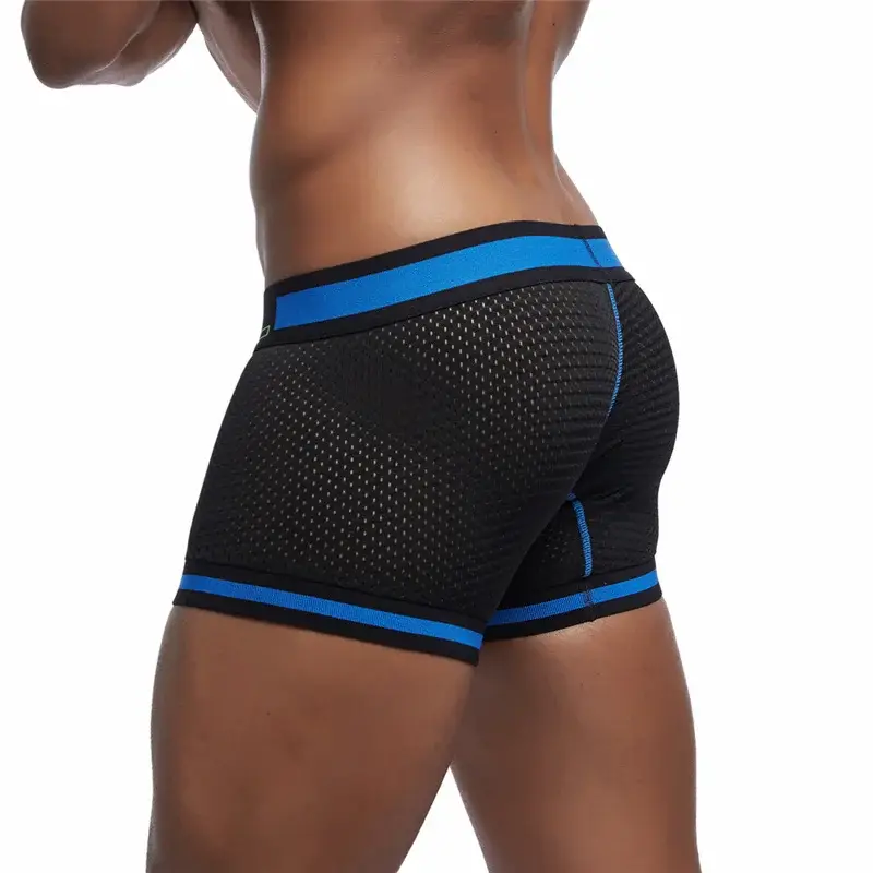 cotton mesh panlalaking damit na panloob fashion low-waist briefs shorts sports casual boxer trunks