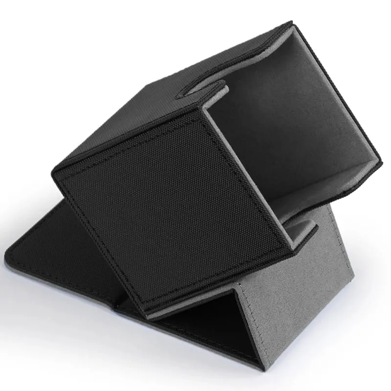 Card Deck Box Θήκη για κάρτες Χωράει 100+ κάρτες με μανίκια PU Δερμάτινο κουτί αποθήκευσης καρτών για κάρτες συναλλαγών παιχνιδιών TCG. — image 4
