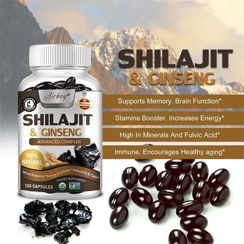 Shilajit - Ενισχυμένη απόδοση Ενεργειακής Ενίσχυσης Προωθεί την υγεία της καρδιάς και της κυκλοφορίας του αίματος — image 6