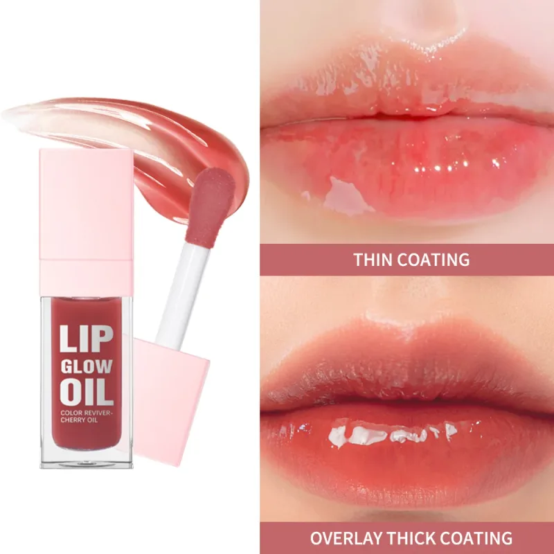 Ενυδατικό Lip Gloss Mirror Water Lip Glaze Nourishes Lips Liquid Lipstick Volume Lip Clear Lipgloss Women Lips Cosmetics — image 3