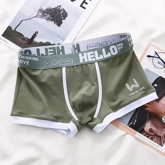 1/4 peças roupa interior masculina algodão boxer shorts roupa interior masculina calças boxer respirável u convexo roupa interior masculina sexy plus size — image 13