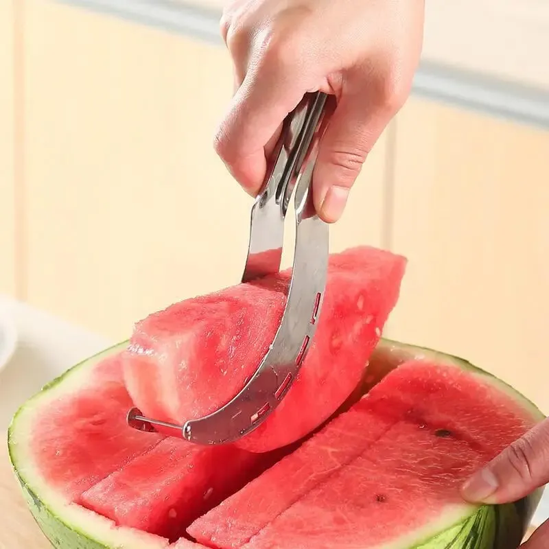 Stainless Steel Windmill Watermelon Cutter Artifact Salad Fruit Slicer Cutter Tool Watermelon Digger Kitchen Accessories Gadgets — image 4