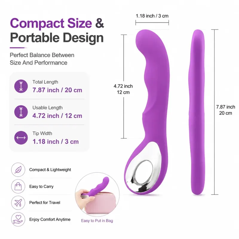 10 sebességes G Spot vibrátor AV varázspálca masszírozó vibrátor vibrátor kettős csikló stimulátor hüvelymasszírozó szexuális játékok 18 év feletti nőknek — image 6