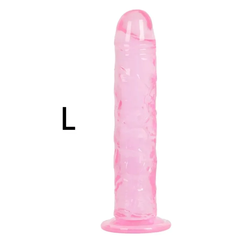 KWD Erotic Soft Jelly Dildo Anal Butt Plug Realistic Strong Suction Cup Adult Toys G-spot Orgasm Big Penis Sex Toys For Woman — image 26
