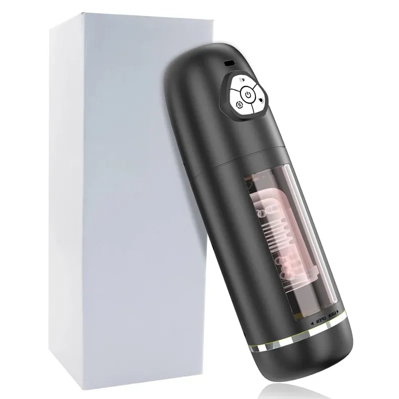 6 in1 AutomaticTelescopic Rotation Cup Masturbator App Pocket Control Potsy πέους Μηχάνημα σεξουαλικά παιχνίδια για ενήλικες άνδρες — image 8