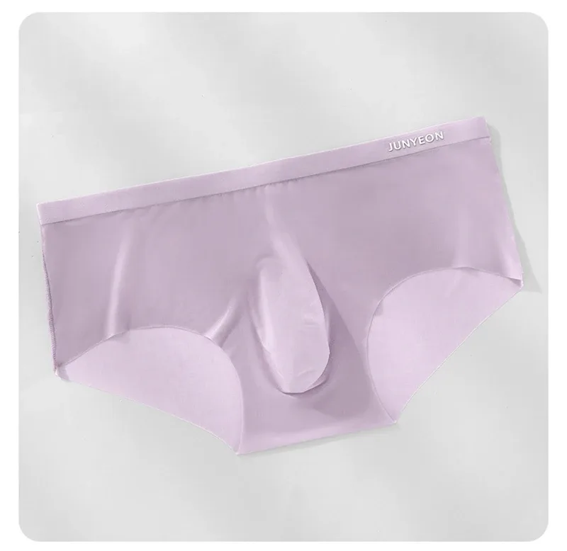 Sexy Men Briefs Undies Summer Seamless 3D Pouch Panties Ultra-thin And Light Breathable Underwear Quick Drying Underpants Slip — image 13