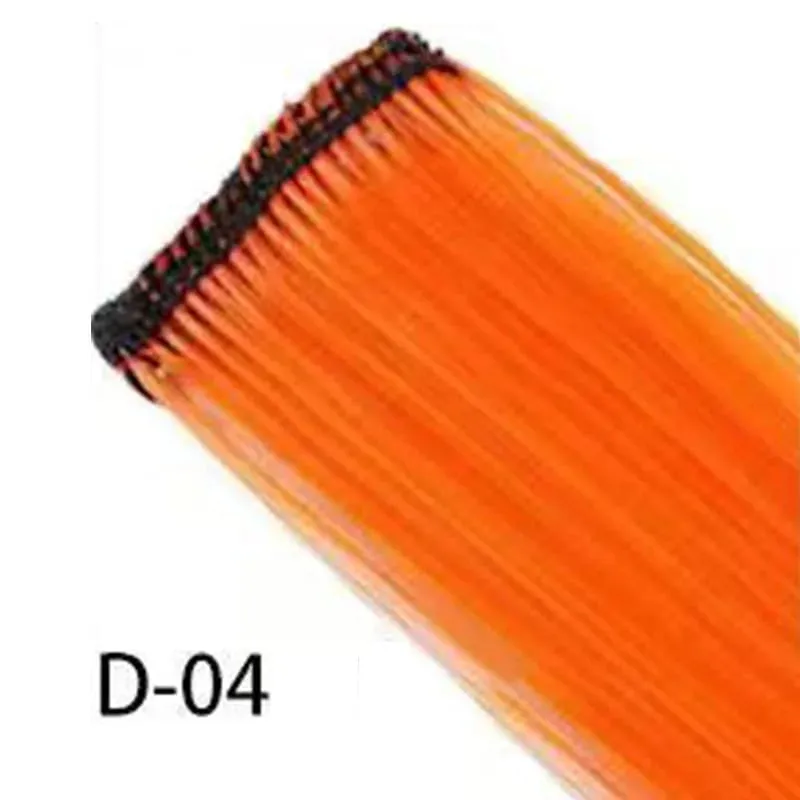 10 DB színes, szintetikus hajhosszabbító klip színes hajhosszabbításban, szivárványos hajhosszabbítás gyerekeknek, női ajándékok — image 8