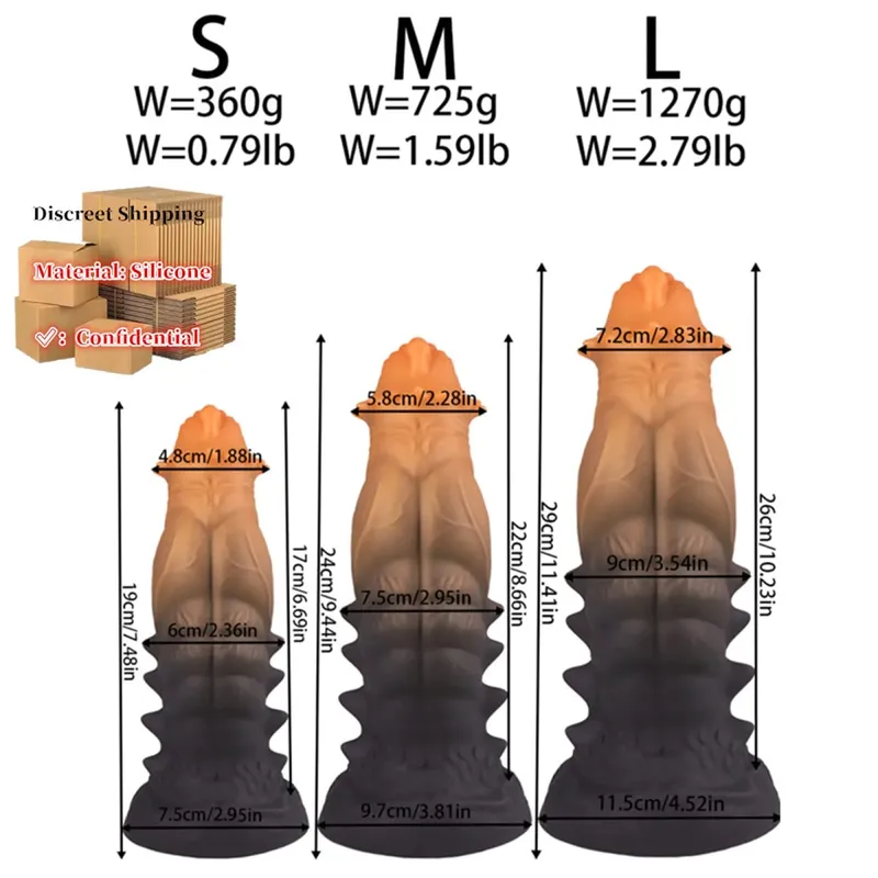 Big Anal Plug Monsters Enlargenmen Prostate Massager Τεράστια πρίζα πρωκτικού διαστολέα Πισινό Πρωκτικό Εκπαίδευση Επέκταση Παιχνίδια σεξ για γυναίκες άνδρες — image 12