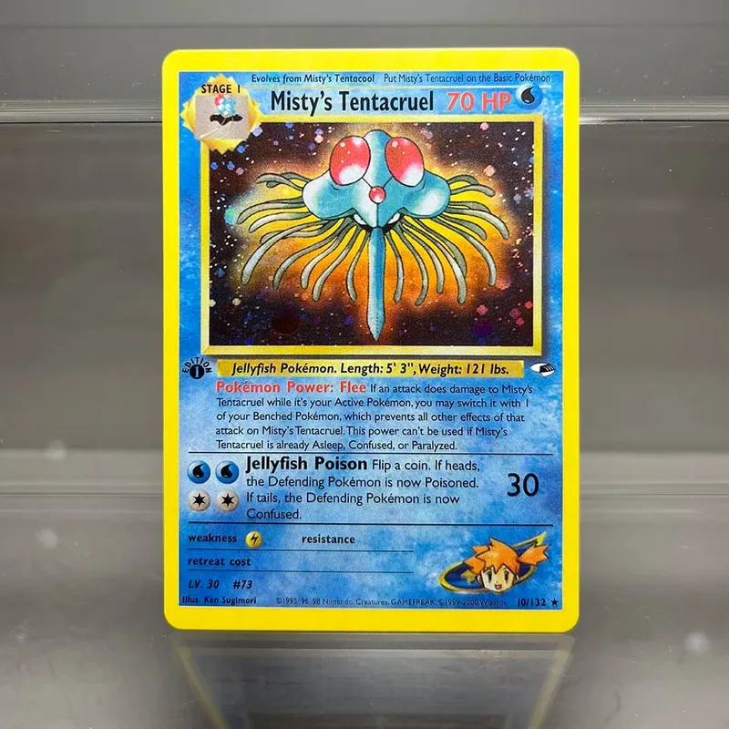 PKM Cards Edition 1st Gym Challenge 1996 Base Set Single Foil Cards Mewtwo Gengar Raichu Card Collection Cards PTCG Proxy Cards — image 8