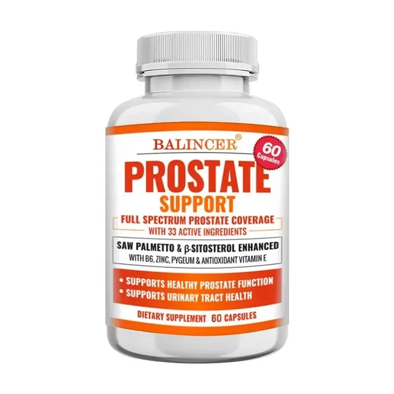 Prostate Supplements Saw Palmetto Prostate Health Support with 33 Ingredients for Healthy Urination Frequency & Improve Sleep