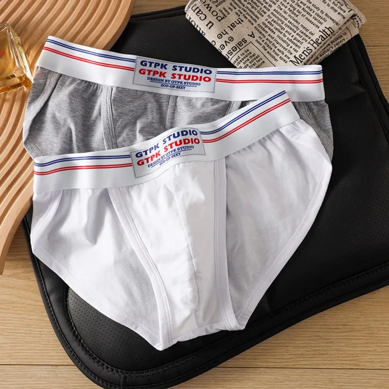Men's Underwear Men Sexy Briefs Jockstrap Pouch Cuecas Man Cotton Panties Thongs Mesh Underpants Gay Slip Homme Srting — image 4