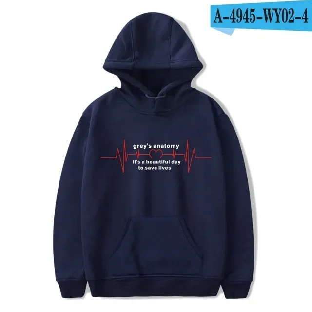 Harajuku Gray's Anatomy Tumblr Greys Anatomy moletom com capuz estampado moletom masculino/feminino confortável moletom adulto/criança — image 44