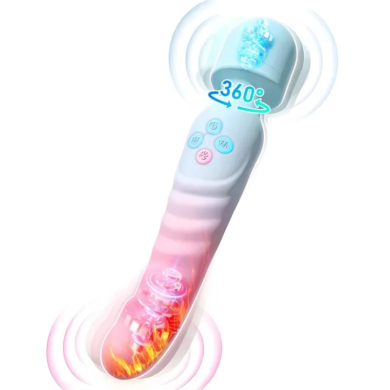 3 ΣΕ 1 Λειτουργία Dildos Vibrator AV Machine Magic love Wand Clitoris G Spot Stimulator Γυναικείο μασάζ κόλπου Γυναίκα Ενήλικες σεξουαλικά παιχνίδια 18