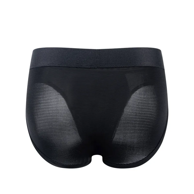 Mga Panloob na Panlalaki Maikling Sexy Low-rise Striped Bikini Athletic Supporters Underpants Sleepwear Nylon Quick Dry Breathable — image 10