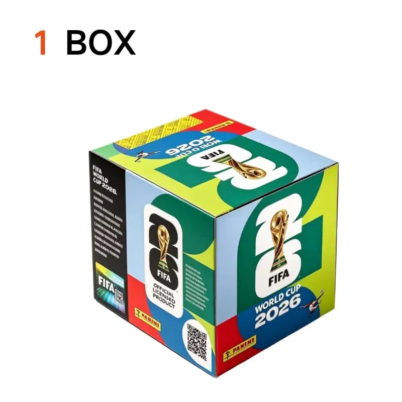 Panini 2026-os labdarúgó-világbajnokság hivatalos matricás doboz, lezárt hobbidoboz, gyűjthető futballmatricák az albumgyűjteményhez futballrajongó — image 8