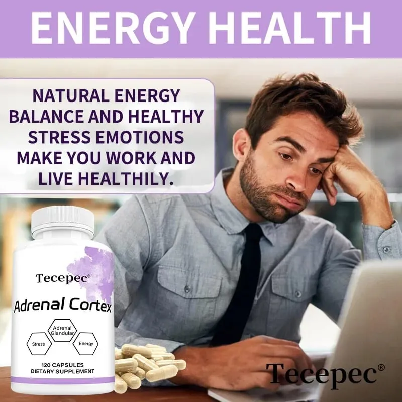Adrenal Supplements - Supports The Immune System Relieves Stress Fatigue Boosts Energy and Metabolism