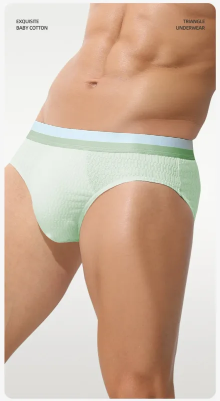 Cuecas masculinas roupa interior de algodão calças de algodão do bebê cabeça verão tendência fina meninos esportes shorts antibacterianos — image 2