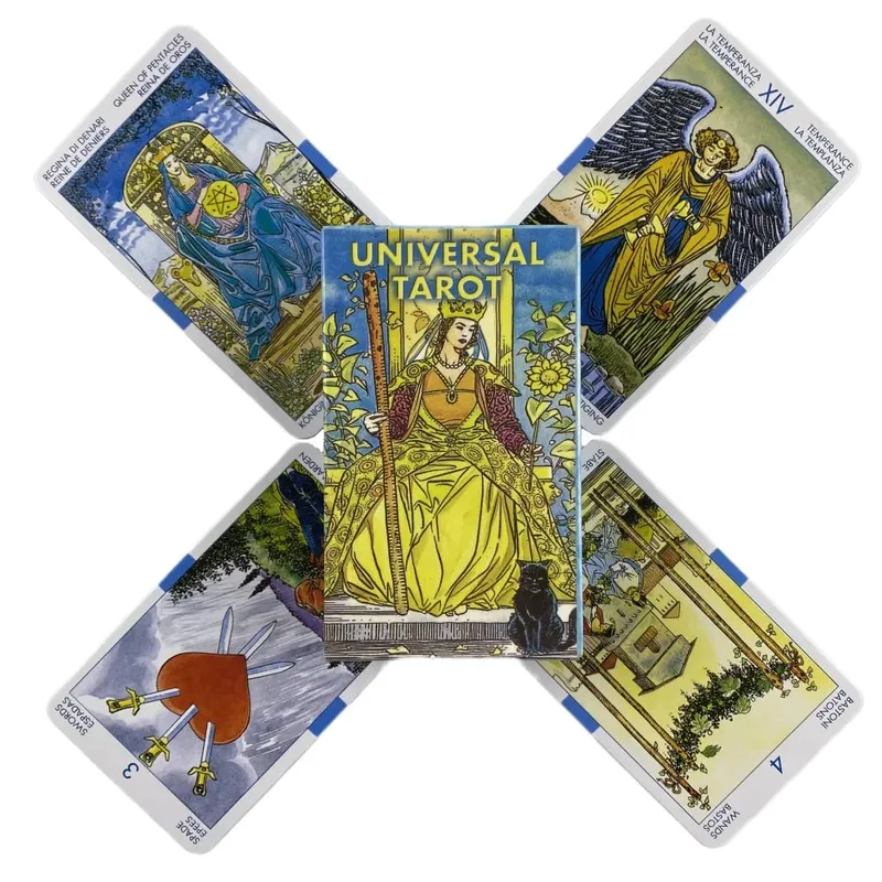 Universal Rider Tarot Cards A 78 Deck Oracle English Visions Divination Edition Borad Játékok