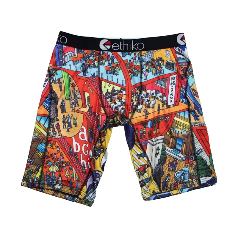 1Pcs Men Underwear Breathable Summer Swimming Mens Boxershorts Panties Plus Size S-3XL Man Underpants Men's Boxers Briefs — image 11