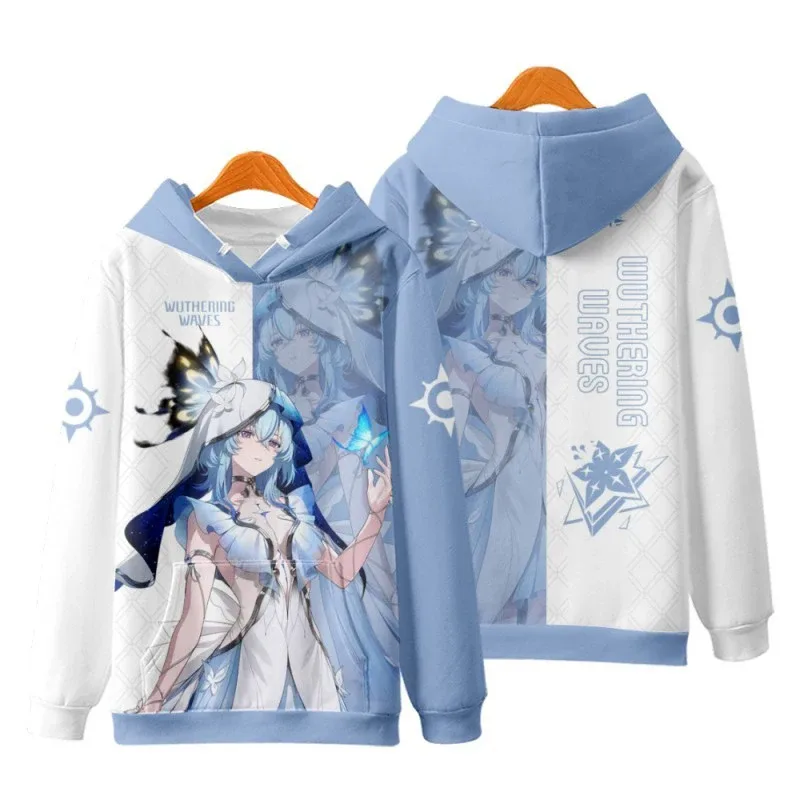 Game Wuthering Waves Cosplay Hoodies 3D Phrolova Print Men Women Anime Sweatshirt Autumn/Winter Hoodie Casual Y2k Tracksuit Coat — image 9
