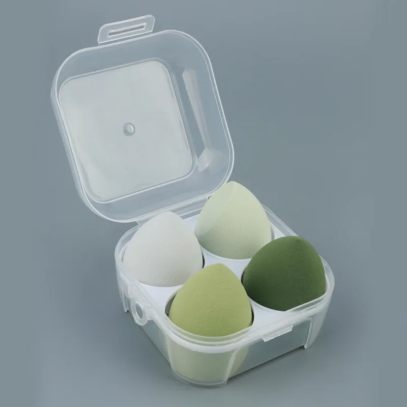 4/8db kozmetikai puff smink szivacs turmixgép Beauty Egg Soft alapozó szivacsok púderpuff női smink kiegészítők szépségápolási eszközök — image 10