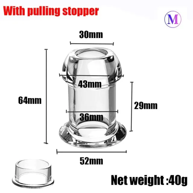 Κοίλο πρωκτικό βύσμα με πώμα Vagina Anus Dilator Speculum Expander Buttplug για μασάζ προστάτη σεξουαλικά παιχνίδια για γυναίκες άντρες ομοφυλόφιλοι