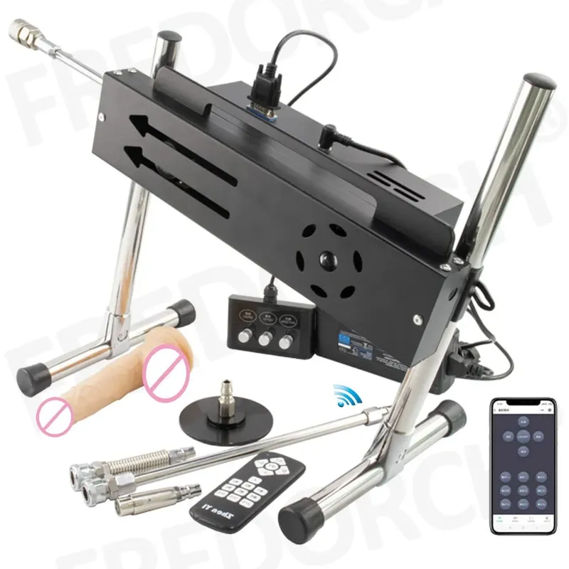 מכונת מין עוצמתית 200W F21S APP/בקרה אלחוטית/קווית עם אביזרי דילדו לנשים גברים צעצועי מין לאוננות אוטומטית
