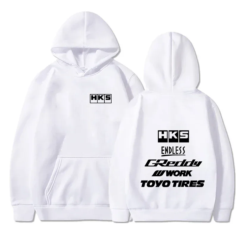 2025 moda masculina legal hoodie japão jdm modificado carro hks infinito com capuz masculino feminino vintage casual moletom de manga longa pullovers — image 2