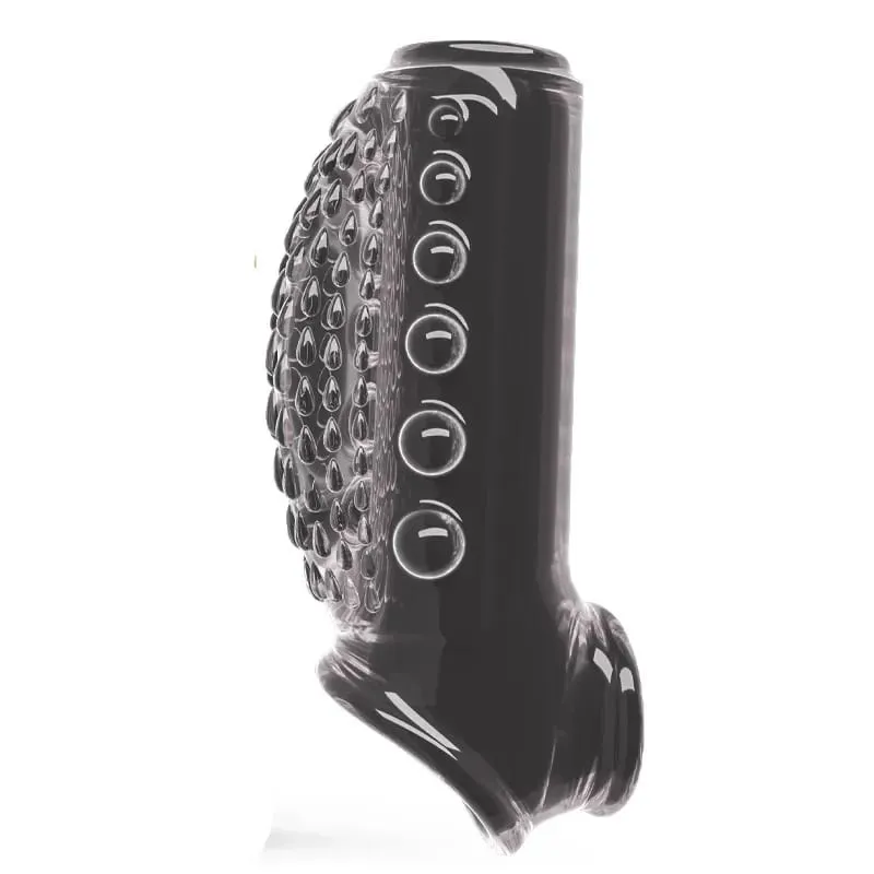 Penis Enlargement Sleeve Thickened Cock Ring Penis Extended Delay Time Sex Toys Lock Semen Adult Sex Products Penis Extension — image 14