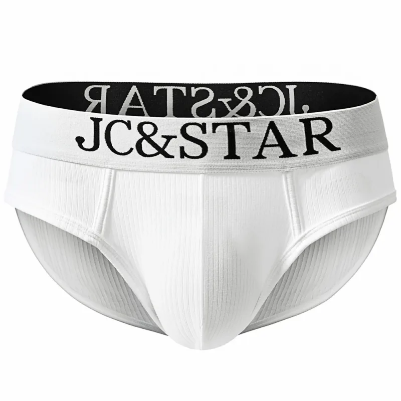 Athletic High Cut Design Mga Panloob na Panloob ng Sexy na Lalaki Mga Panloob na Panloob na Ribbed Cotton Sports Comfort Men Bikini Slip Panlalaking Tanga Briefs