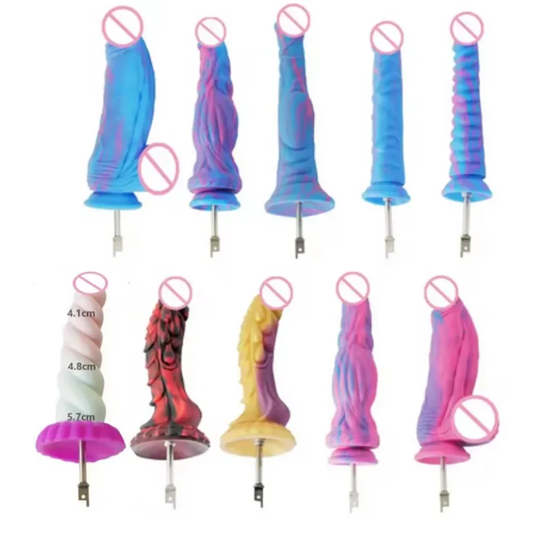 Kard szúrófűrész dugattyús fűrész nagy szilikon vibrátoros fűrész 3XLR VAC-U-LOCK adapter tartozékok Sex Machine — image 3