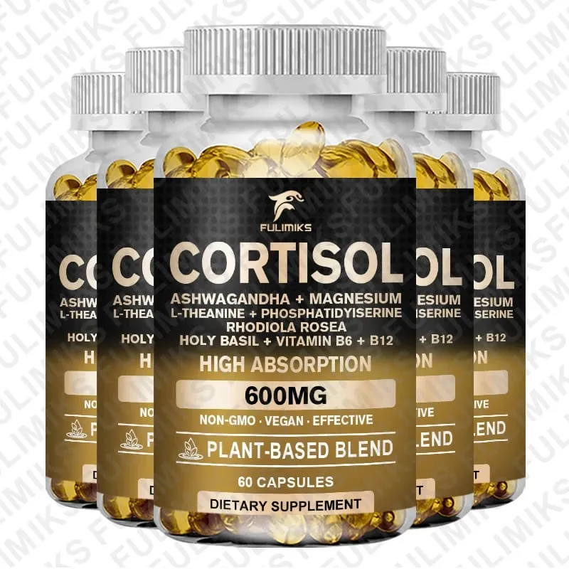 Kortizol-kiegészítő Szent bazsalikom | Ashwagandha | Rhodiola | L-Theanine növényi alapú hormonegyensúly – hangulatfókusz és alvástámogatás — image 11