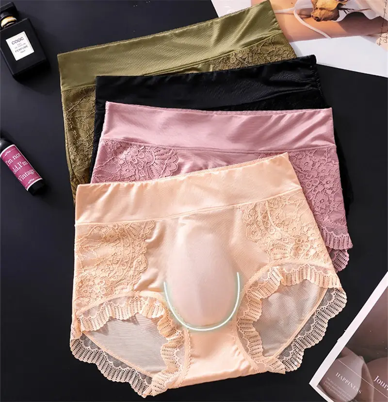 Sexy men's underwear Ice silk lingeries for man adults 18 plus cuecas masculina lace mesh cueca 3D seamless calzoncillos hombre — image 2
