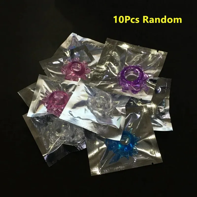 10/5Pcs Silicone Durable Penis Ring Adult Men Ejaculation Delay Cock Rubber Rings Penis Enlargement Sex Toys For Male Sex Ring