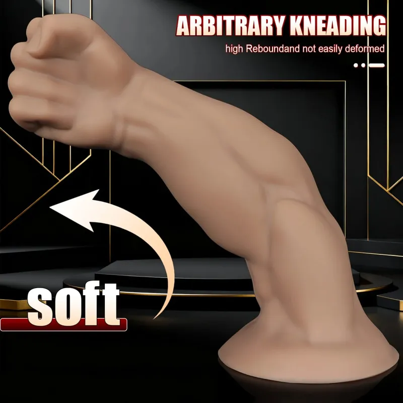 Huge Fist Hand Anal Plug Arm Dildo Vaginal Butt Dilator Deep Stimulator Anus Expander Big Dildo Masturbator Adult Anal Sex Toys — image 2