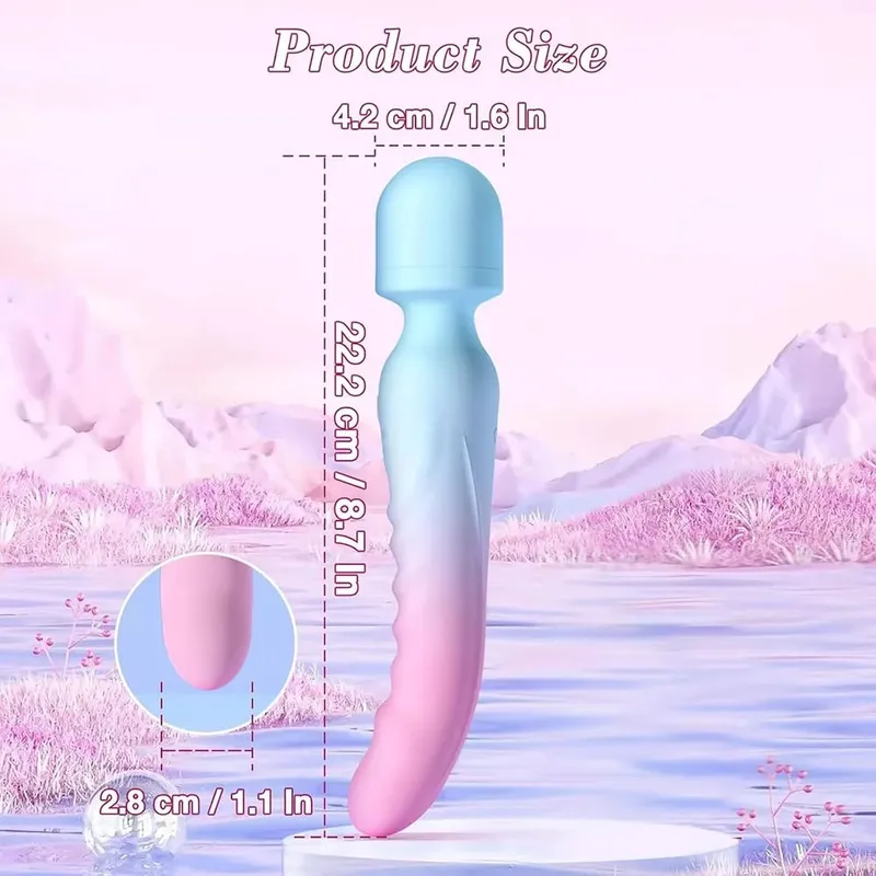3 ΣΕ 1 Λειτουργία Dildos Vibrator AV Machine Magic love Wand Clitoris G Spot Stimulator Γυναικείο μασάζ κόλπου Γυναίκα Ενήλικες σεξουαλικά παιχνίδια 18