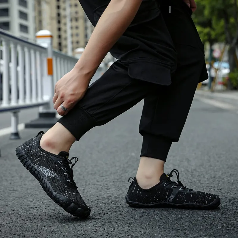 Férfi Trail Running Cipők Minimalista Mezítlábas Széles Széles Edzőtermi Edzés Fitness Low Zero Drop Női Cipők Futópad Ingyenes Athletic