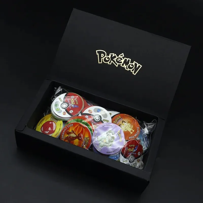 מהדורה 1/2/3 Ash Ketchum Starter Tap Collection Card Poke Mon Tazos Album Trainer Round Pogs Cheetos Chipitaps