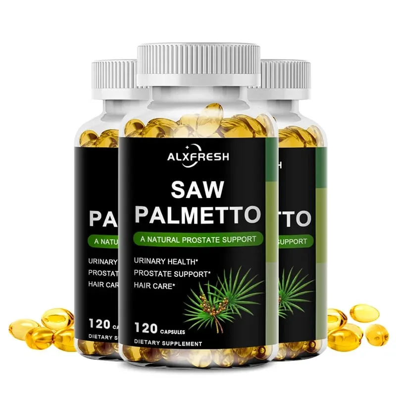 Alxfresh Prostate Health Supplement Natural Saw Palmetto Extract που υποστηρίζει κάψουλες για την ανάπτυξη του προστάτη και της τρίχας για άνδρες και γυναίκες — image 1