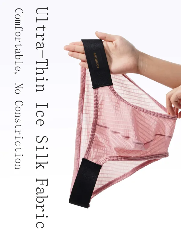 New Men's Silky Mercerized Briefs Quick‑Dry Breathable Lightweight Premium Texture Gym Workout Sports Male Underpants