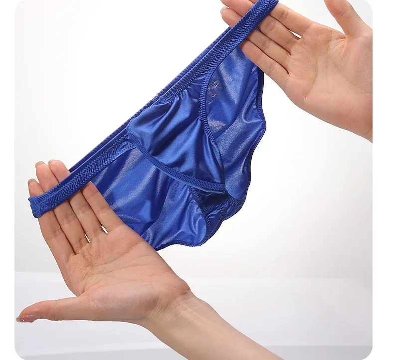 Japanese Men's Underwear Low Rise Tight-Fitting High Waisted Baggy Triangle Briefs Narrow Edges Small Triangles For Adults — image 2
