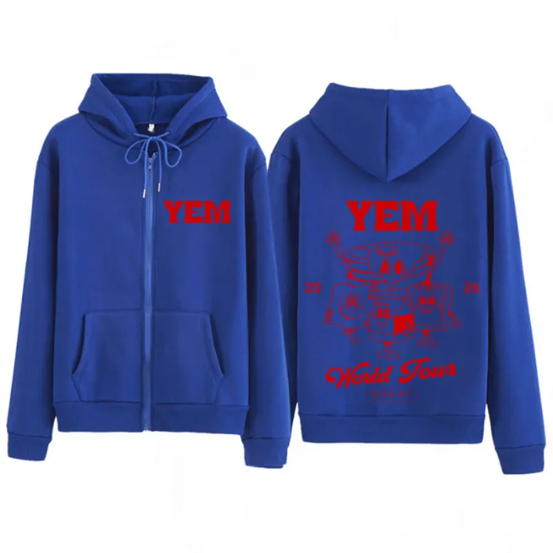 Band Morat Yem World Tour Merch 2026 Print Zip Up Hoodie Men Women Hip Hop Sweatshirts Loose Casual Fashion Zipper Jacket Coats — image 6
