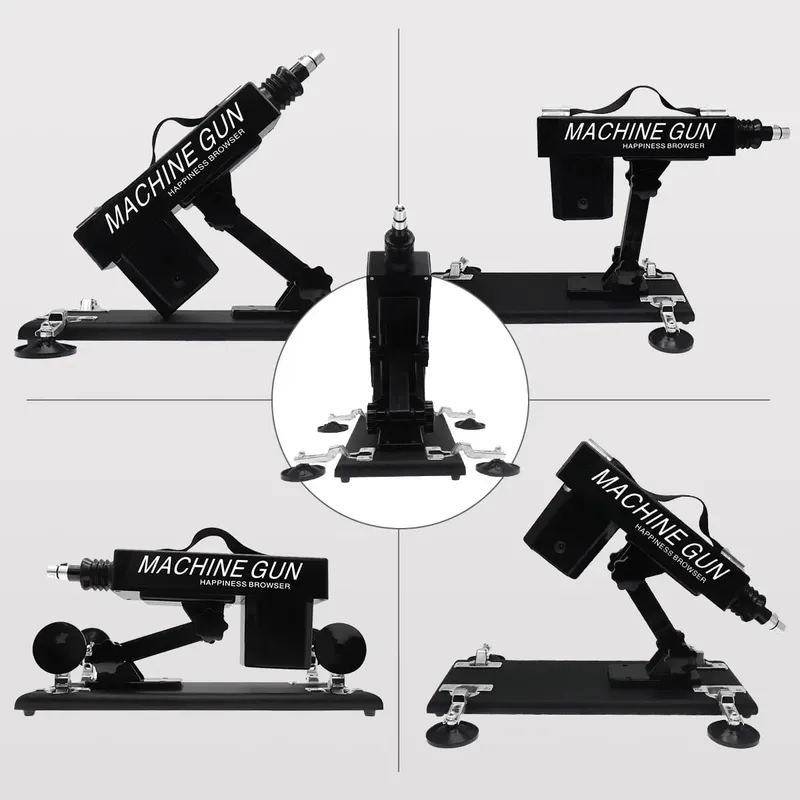 Strong Motor Automatic Vibartor Sex Machine with Dildo Attachments Adjustable Gun Love Machine Sex Toys for Man Women Adult Game — image 6