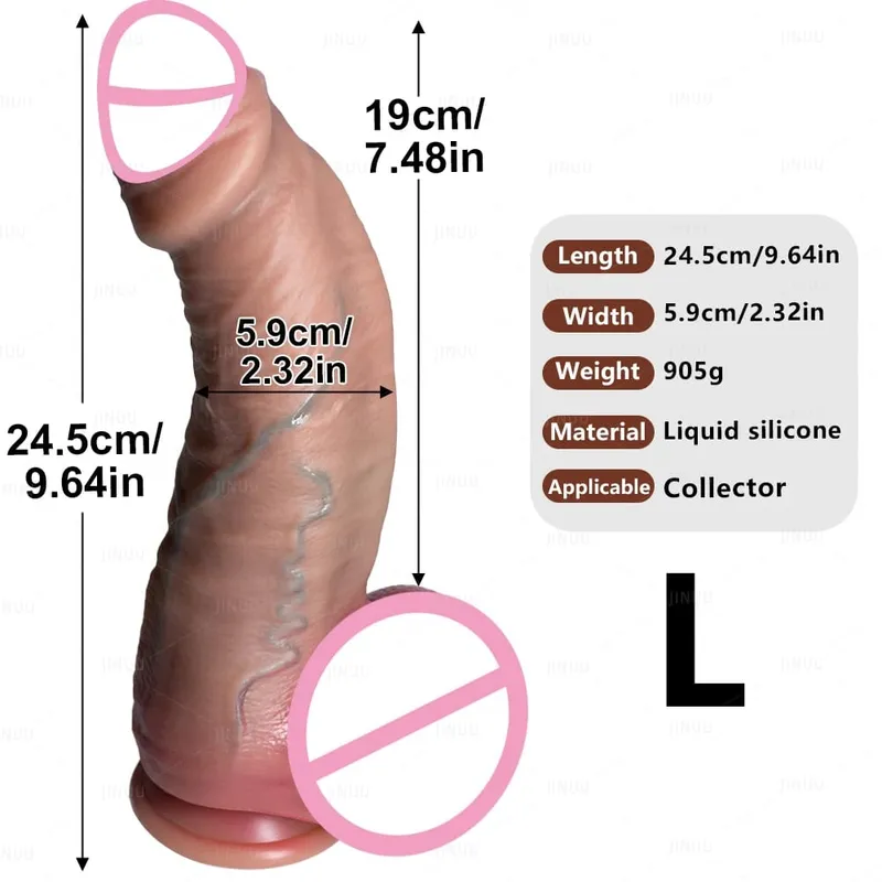 Makatotohanang 3 Sukat Phimosis Dildo Makatotohanang Ari ng Lalaki Malambot Silicone Mga Maselang Panlalaki Vaginal Masturbation Suction Cup Dick Babae Anal Sex