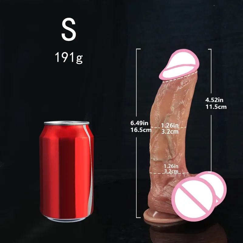 Realistic Skin/Black Dildo Silicone Long Penis Huge Dildos with Suction Cup Dick for Women Masturbation Anal Sex Toys for Adults — image 8