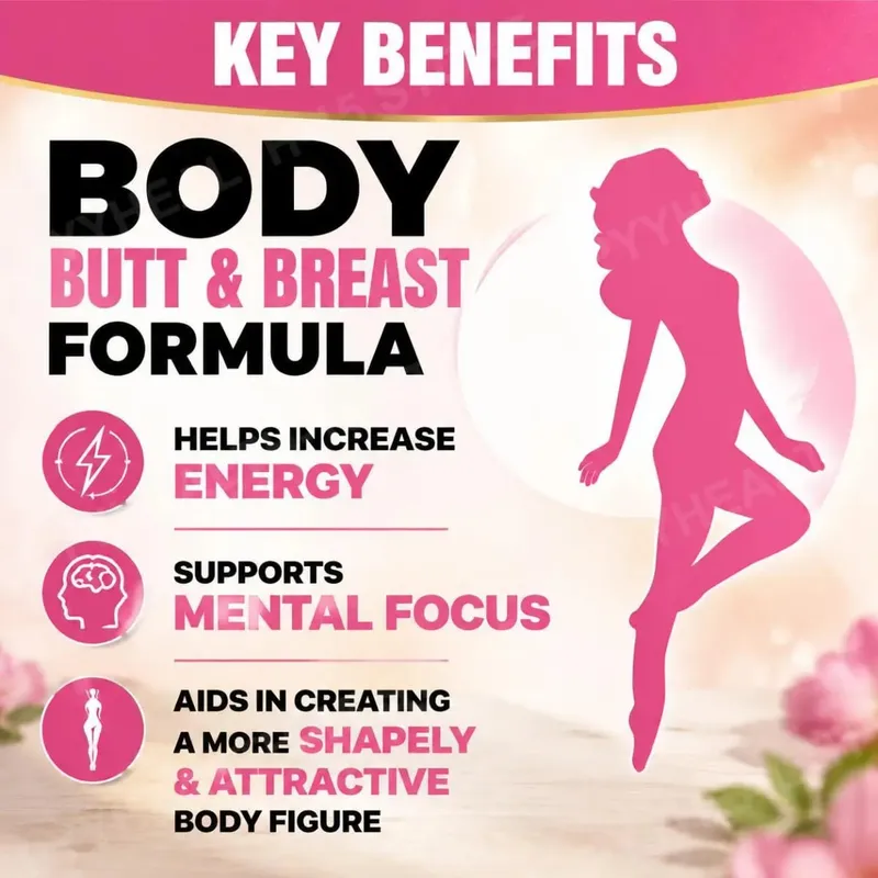 A Docteat Body Butt & Breast Formula kapszula kreatin és tejsavó 60 kapszula segítségével növeli az energiát és támogatja a mentális összpontosítást — image 5