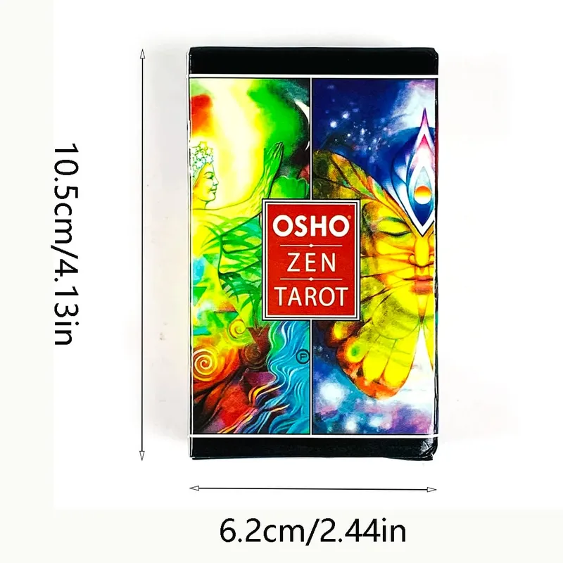 Osho Zen Tarot Cards 79Pcs English Version Divination Board Game Cards Game – Mindfulness & Meditation Deck for Spiritual Growth — image 6