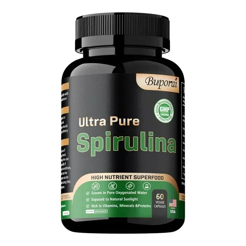 Organic Spirulina Supplement - Detoxification Nutrition Immune System Health Cardiovascular Health AntioxidantSupplements