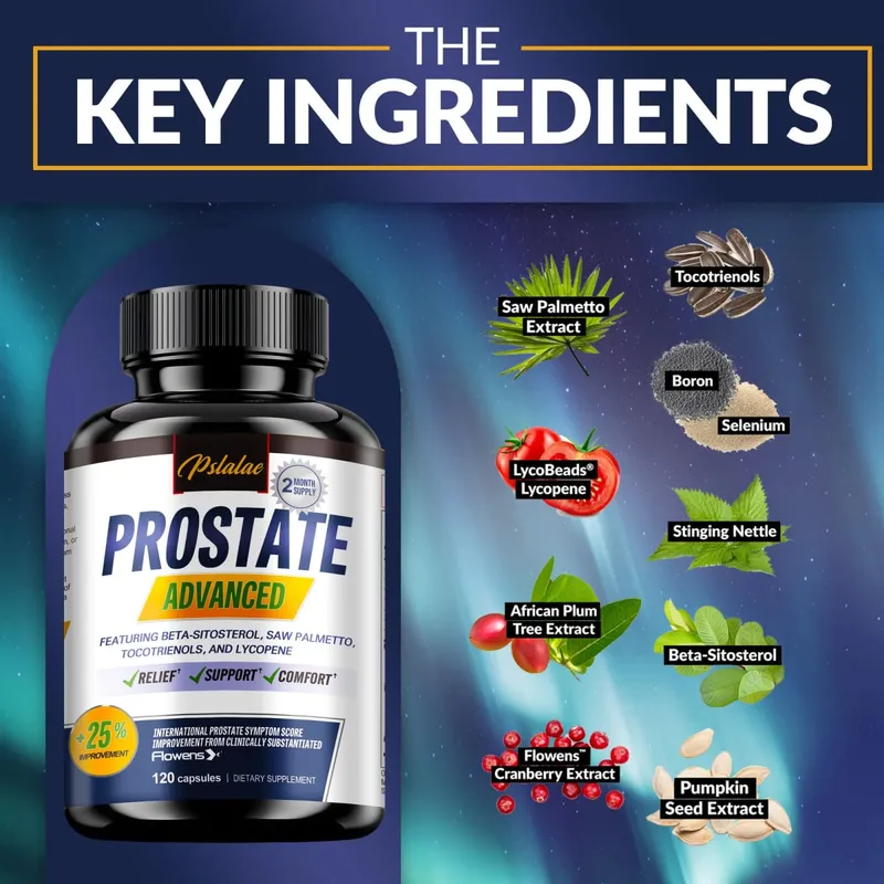Report Item Prostate - Premium Formula with Saw Palmetto Lycopene Nettle Cranberry - 30/60/120 Capsules — image 3